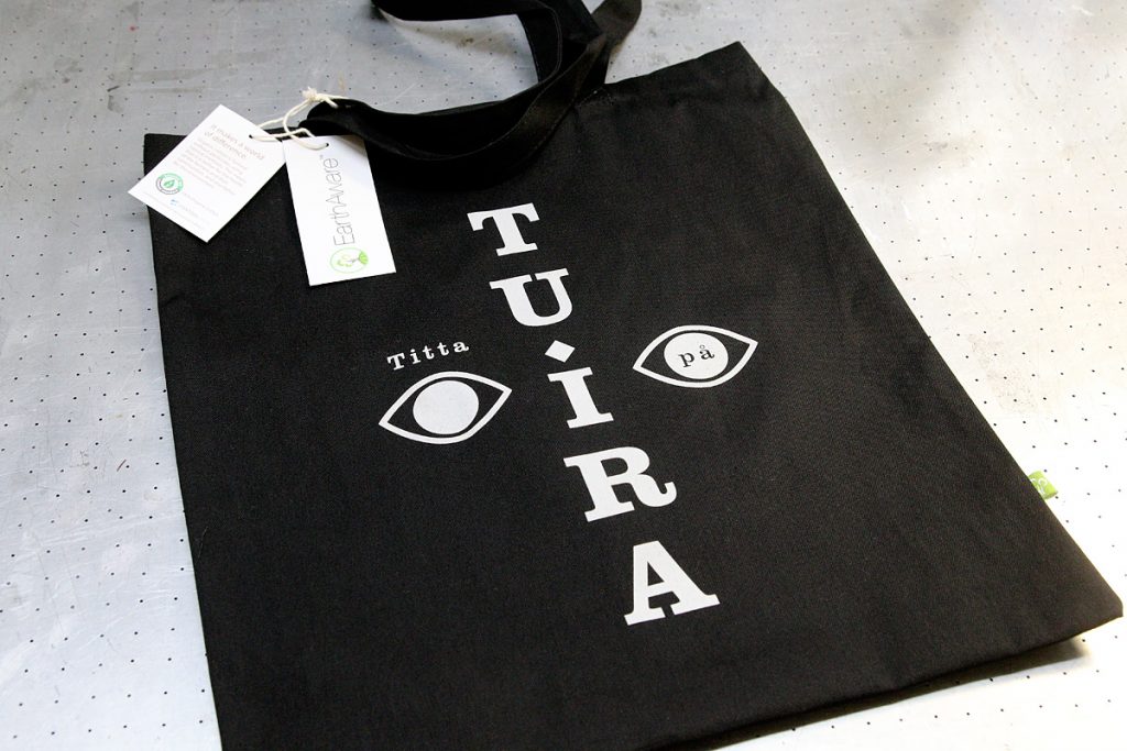 Tuira - logo puuvillakassiin