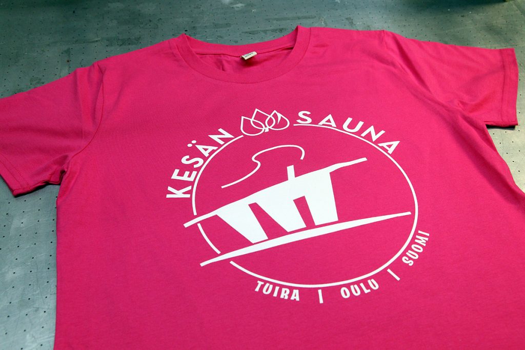 Kesän sauna - logopainoa