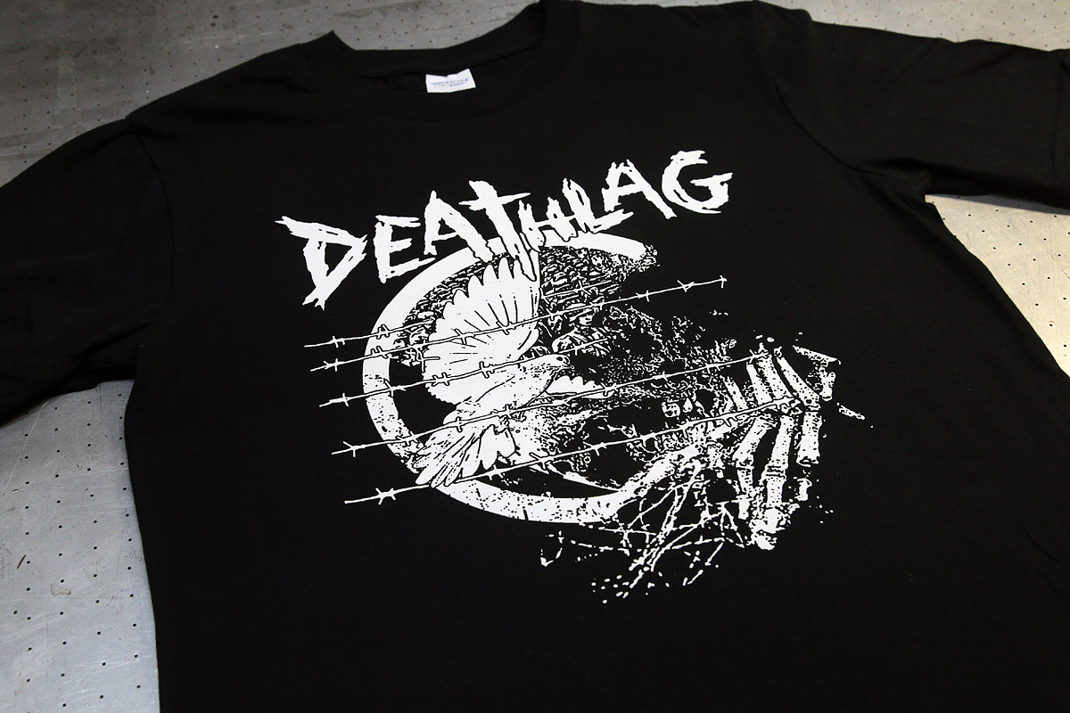 Deathlag - logo painatus t-paidan eteen n. A3-koossa