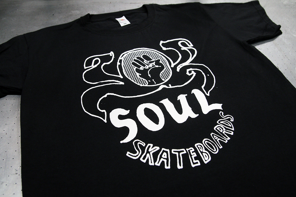 Soul Skateboards - silkkipainettu t-paita